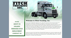 Desktop Screenshot of fitchtrucking.com